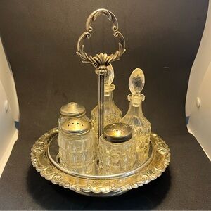 Hugo 50s silver plated table setting - good condition